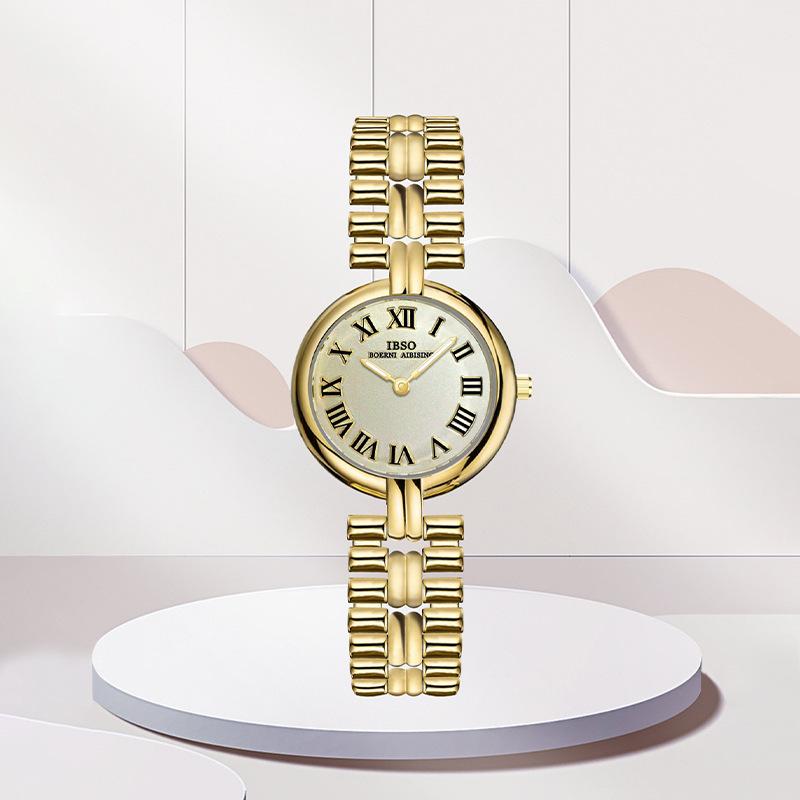 High-End Women S Retro Small Dial Student Waterproof Simple Female Niche Light Luxury Style