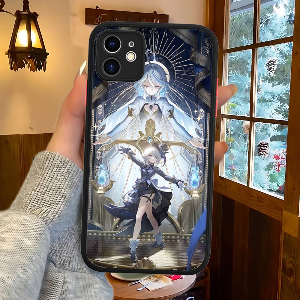 

Чехол для телефона Genshin Impact Furina для IPhone 16 15 14 Plus 15 13 12 11 Pro Max X XS MAX Матовый чехол iphone 14 pro