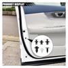100PCS Plastic Car Body Trim Clips Universal Car Bumper Clips Rivets Fasteners Push Retainer Kit Auto Push Pin Rivets Set with