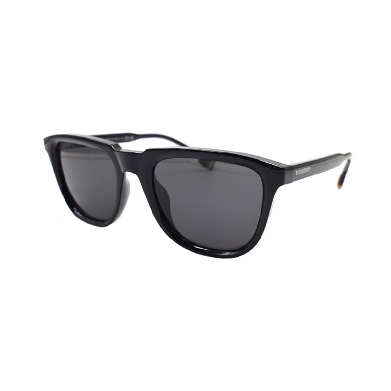 BURBERRY B. ICON Cool Talent Holiday Travel Sunglasses 4381U Men's Black/Dark Grey
