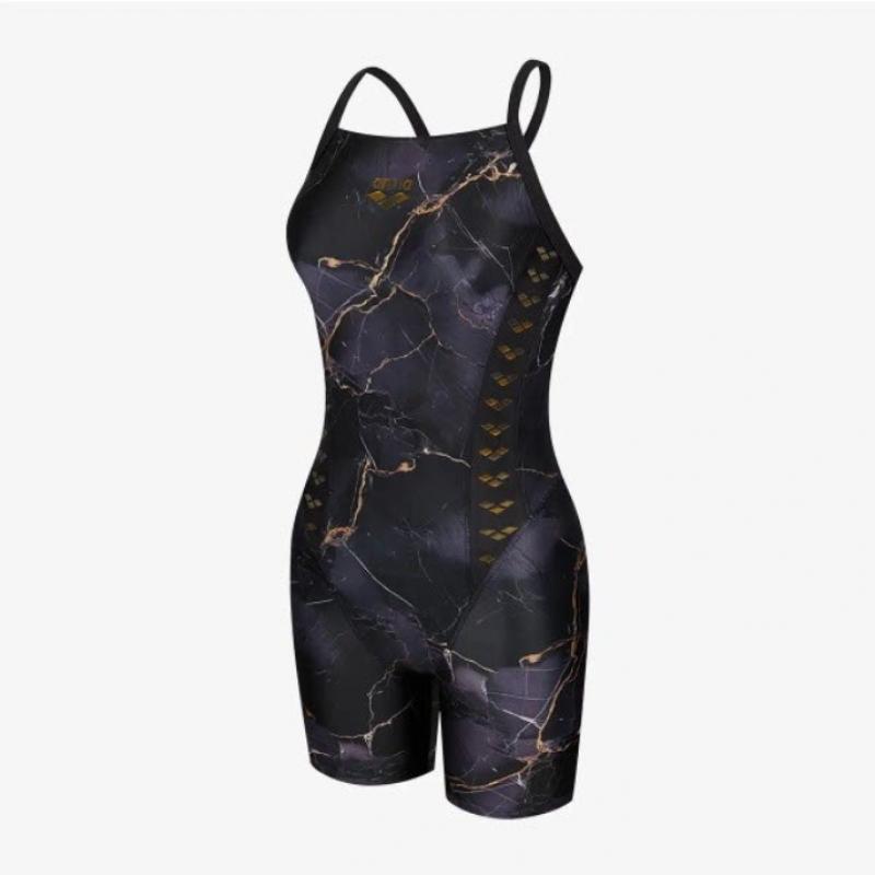 Arena Women S 3 4 Swim Drop Back  a6Sl1ce07 Blk 