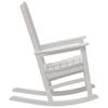 Swing Chair 2 Pcs White 92 X 70 X 108 Cm Polyethylene