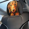 Car Headrest Protector Front Headrest Protector Decoration 2 Pieces Washable Reusable Automotive Interior Decorations For Sedan