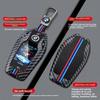 Car Key Case Cover Shell Fob For BMW Display LCD 5 6 7 Series 8 Series G01 G02 G05 G11 G12 G30 Keychain SK8