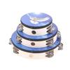 Wood Tambourine Hand Crank Drums Double Row Metal Jingles Stainless Steel Percussion Musical Instrument Orff Tambourine
