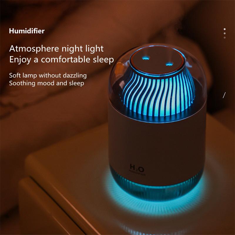3600mah Rechargeable Battery Operated Air Humidifier 1000ml Large Capacity Dual Nozzle Heavy Fog Usb Portable Aroma Diffuser