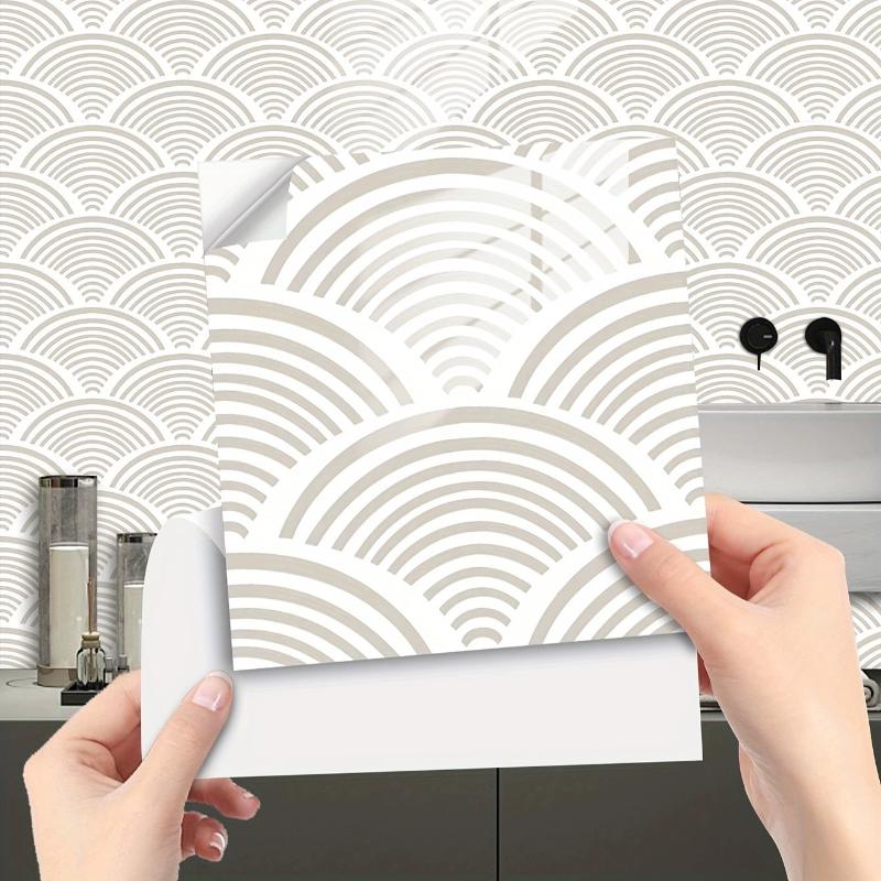 10 stuks 20*20cm Antislip Vloersticker Huurder Vriendelijk Muur- & Vloertegels Afneembaar & Plakbaar Vloerstickers Doe-het-zelf Voor Badkamerrenovatie