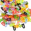 Mixed Color Acrylic U Shape Ring Beads Connector Link Chain for Jewelry 20/50 Pcs