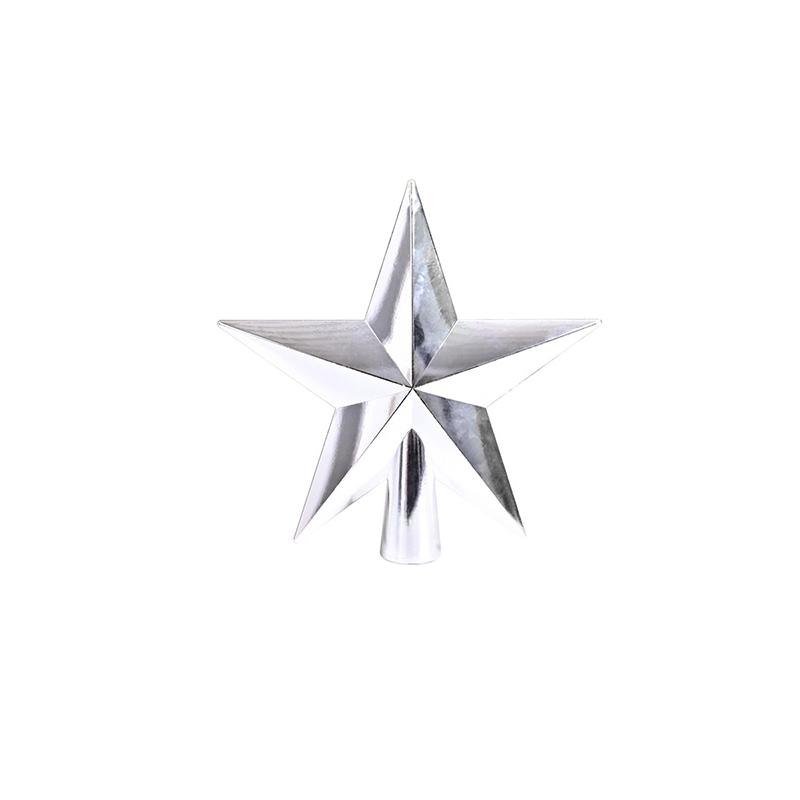 20cm Christmas Tree Topper Star Five-Pointed Star Pendant Ornaments Christmas Decorations For Home Christmas Tree New Year