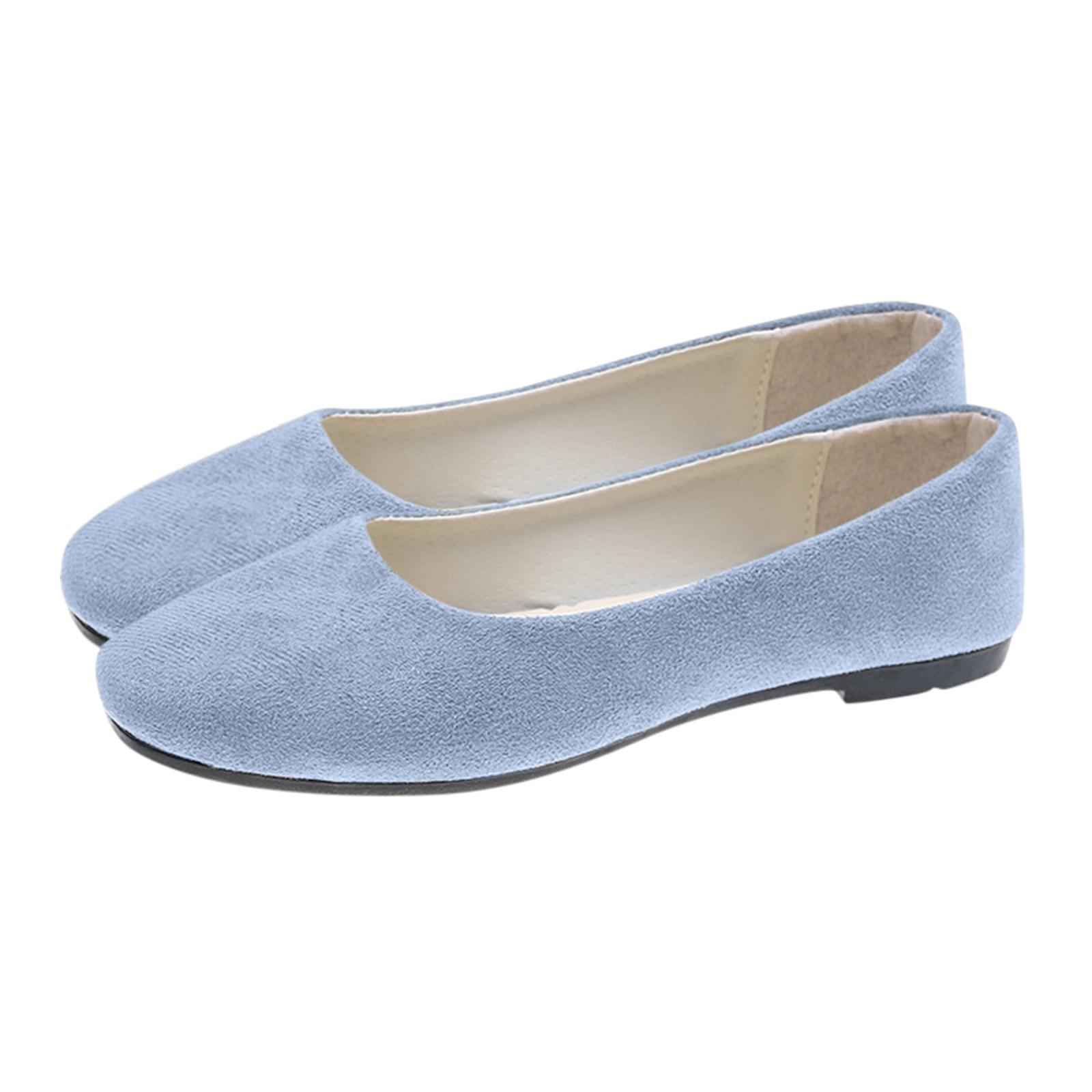 

Женские сандалии на плоской подошве, повседневные балетки, размер обуви 36 светло-синий