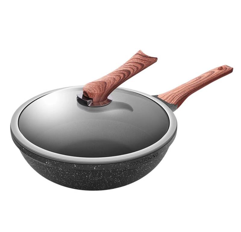 COOKER KING 32cm Diamond III Wear-Resistant Wok