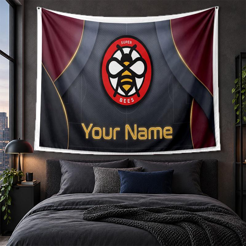 Personalized Tapestry Wall Hanging Brentford Football Pattern Art Background Cloth