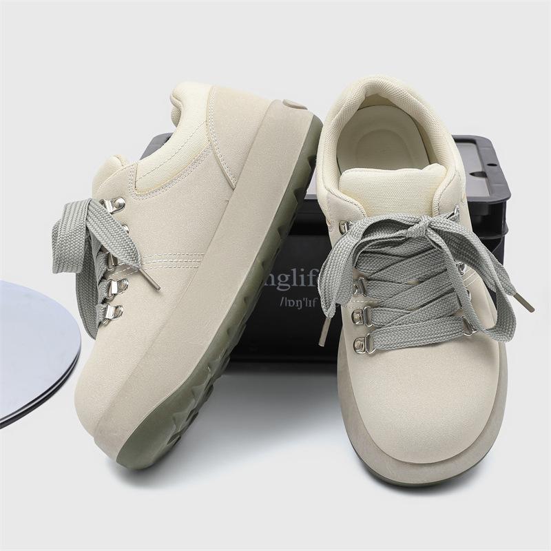 2025 New Men's Chunky Skate Shoes Quirky Oversized Toe Casual Sneakers Comfortable Platform Footwear for Students & Streetwear