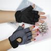 Sport Gloves Breathable Non-slip Cycling Fingerless Fishing Gloves Gym Fitness Weight Lifting Yoga Women Men Workout Gloves