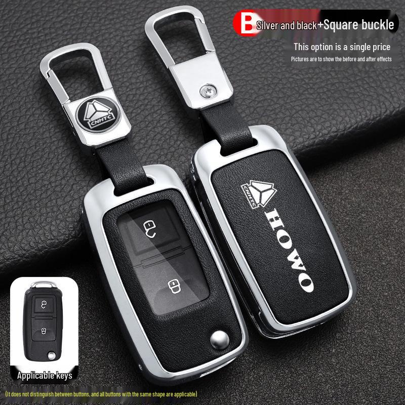 Sinotruk Howo Max, TH7 & Warrior Key Case for Light & Heavy Trucks - Men's Shell Bag with Buckle