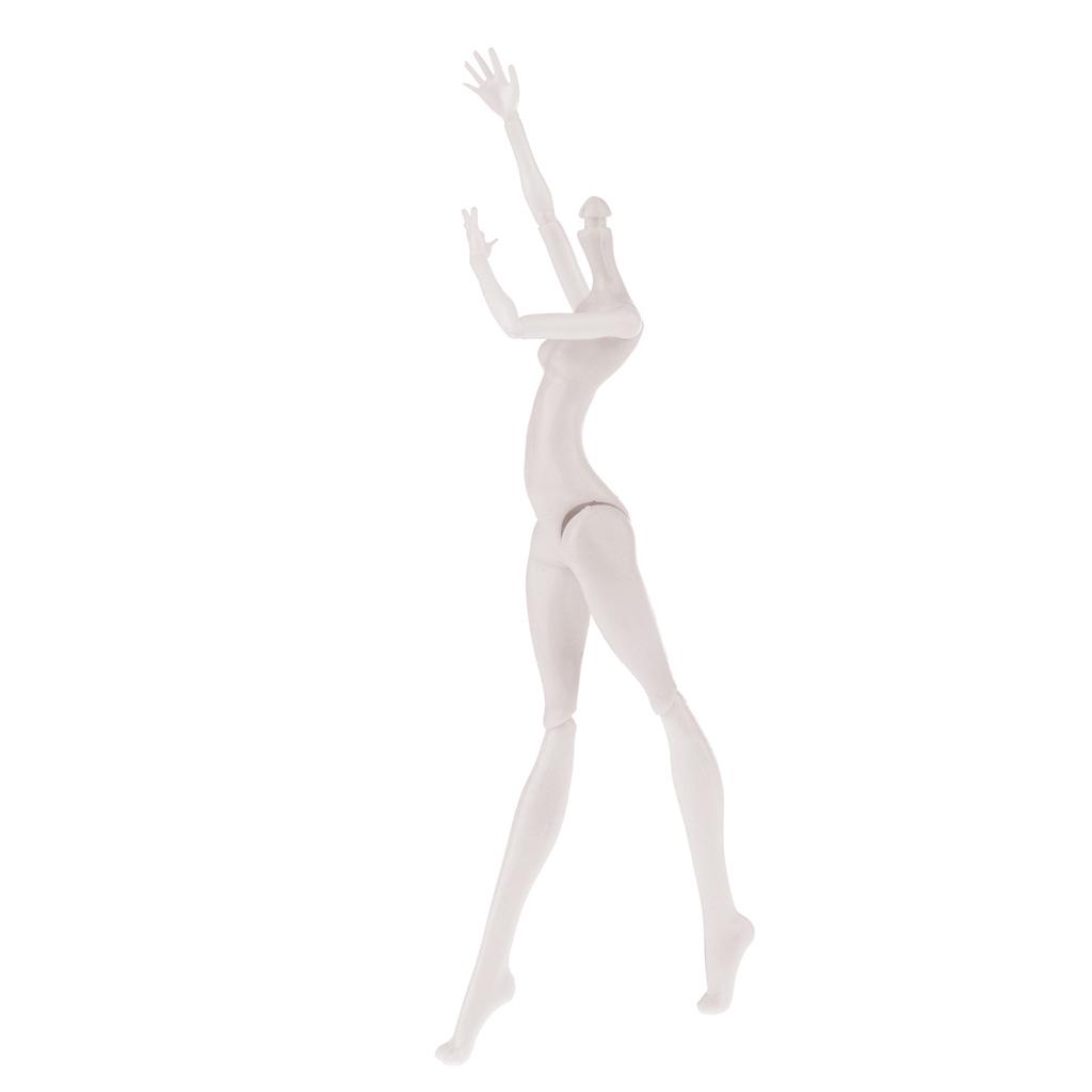 2 Pcs Monster Nude Doll Body Girl Model For High Dolls DIY Accessory