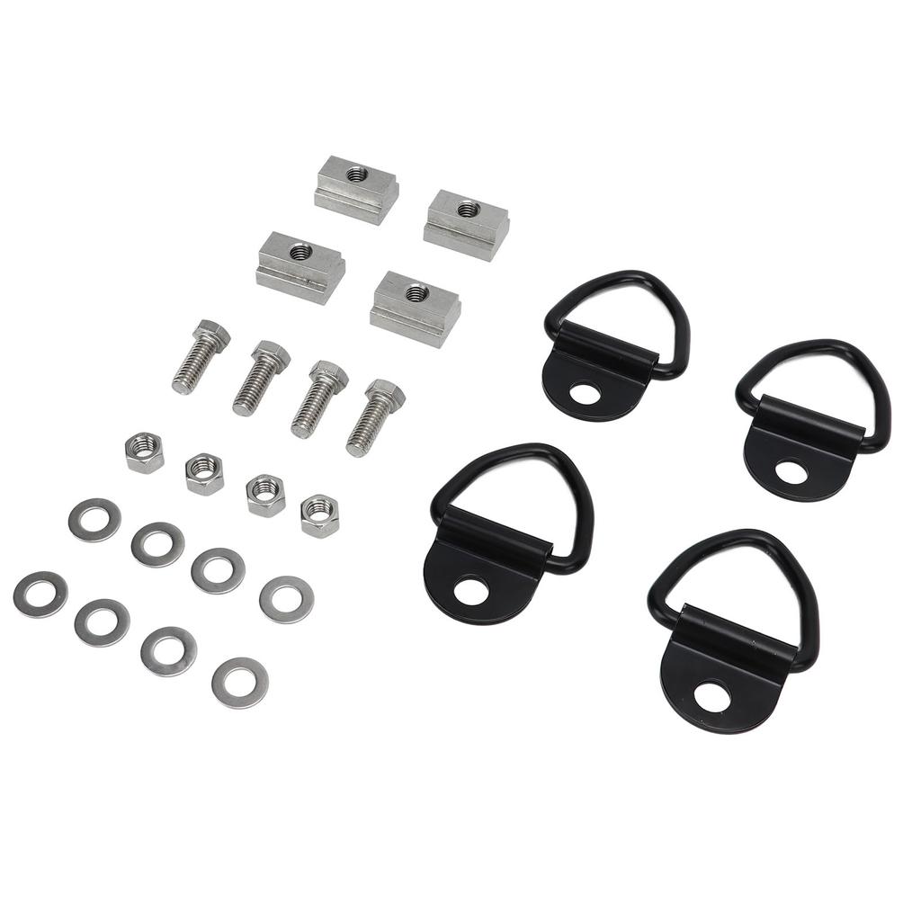 T Slot Nuts Metal Lightweight Compact Drive Machine Screws Bolts Fit for Pickup Trucks Bed Rails