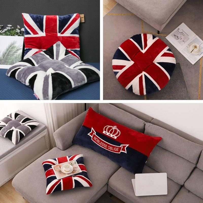 British Flag Decorative Cushion And Pillow Set For Home Decor