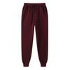 Solid Color Women Pants Pocket Long Men's Sweatpants Sportswear Elastic Waist Casual Baggy Pants Black Grey
