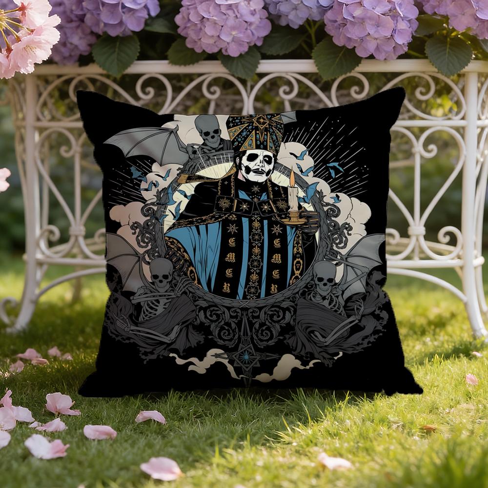 Band G-Ghost Cushion Cover Home & Car Dual-Scene Pillow Cover: Reversible for Premium Comfort