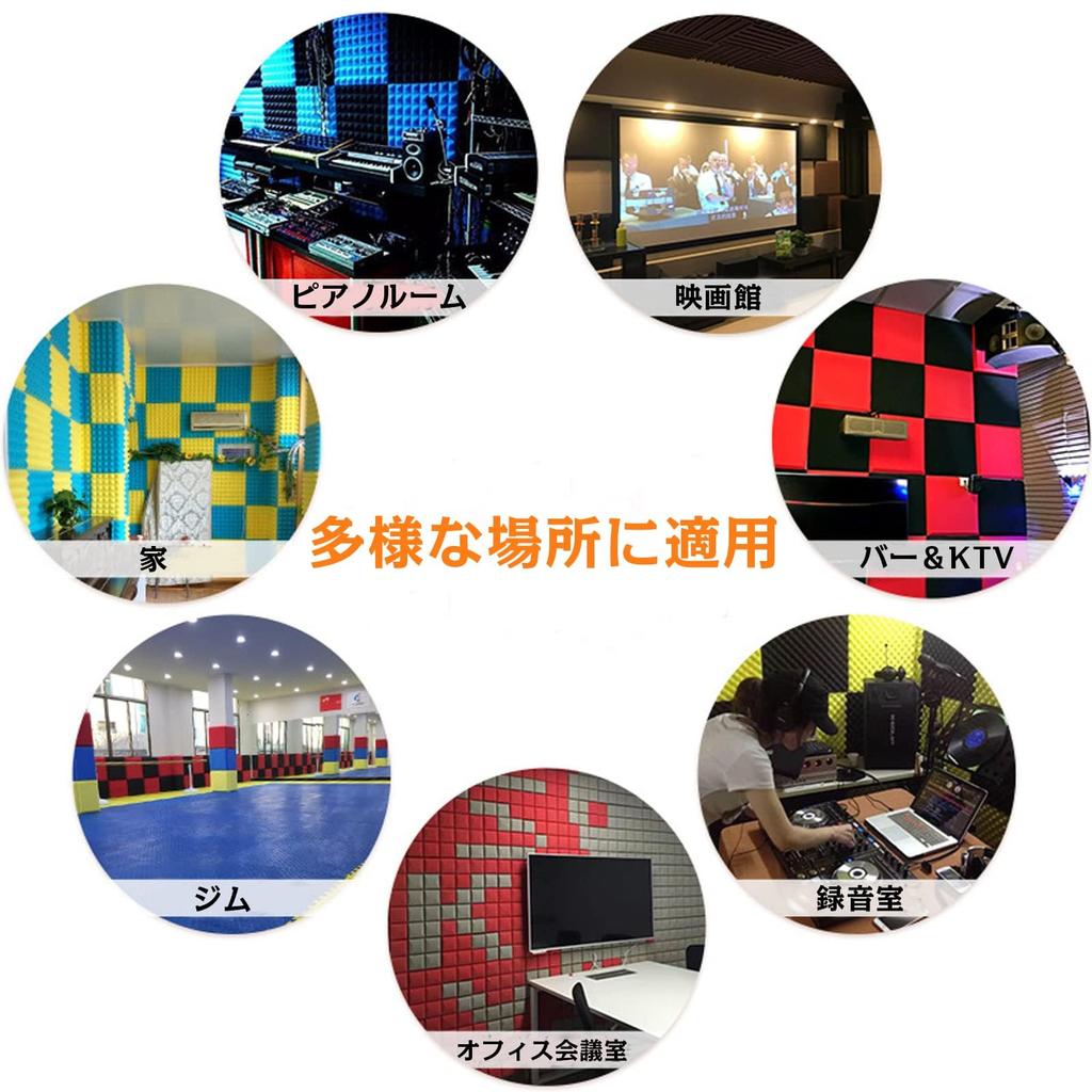 GOATRIP Sound Absorbing Sound Absorbing Sound Insulating 12 Sound Insulating Sound Absorbing Sound Sound Absorption Noise Hard Sound Absorbing Felt