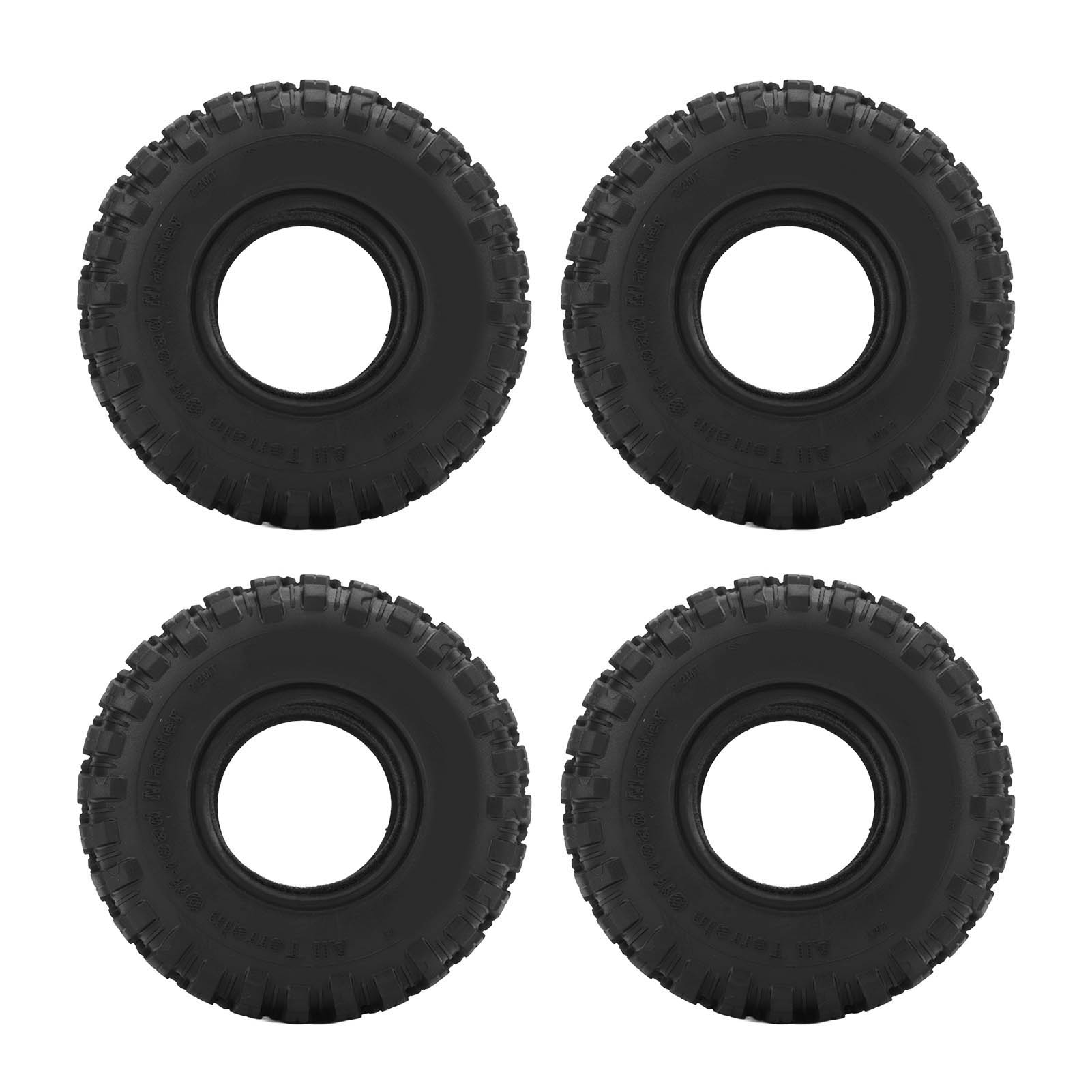 

4pcs RC Rubber Tires 2.2 Inch Shock Absorbing Universal RC Crawler Wheels for Traxxas Cars
