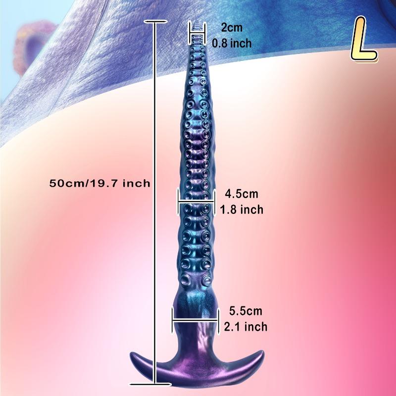 18+ Anal Plug Octopus Tentacle Butt Plug Anal Dildos Liquid Silicone Soft Butt Plug Long Adult Masturbation Sex Toys for Women