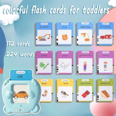 Early Education Machine For 2-14 Years Old Flash Memory Cards 112/255 Common Words Educational Learning Toys