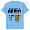 Fashion Men's T-shirts Summer Beer Print Tee Shirt Funny Beer Retro Cool Design Street Short Sleeve Top Beer Friday Men Clothes
