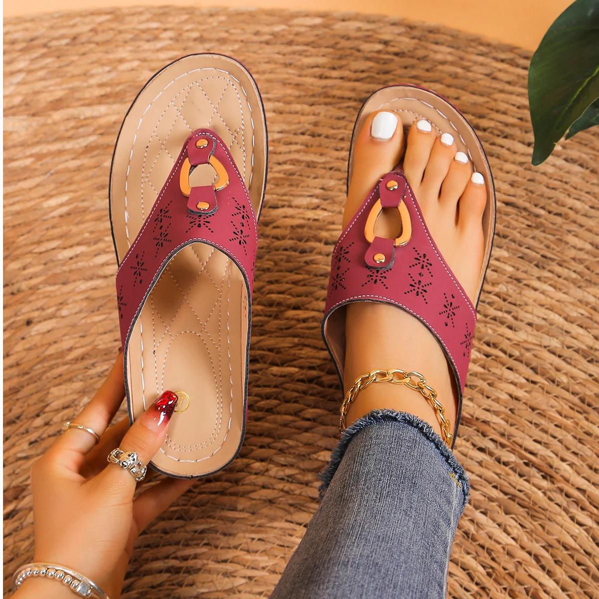 

Женские тапочки на танкетке Летняя обувь Женские шлепанцы Дизайнерские сандалии Тапочки на платформе Женская обувь Тапочки для прогулок на открытом воздухе 43 бордовый