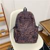 Schoolbag1011 Winter Trendy New Casual Large-capacity Leopard Print Lightweight Travel Backpack Student Schoolbag High-value Backpack