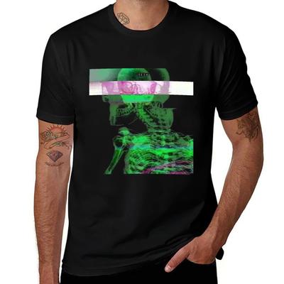 Sesh Skull Glitch Tshirt Holiday Simple Tee Shirt