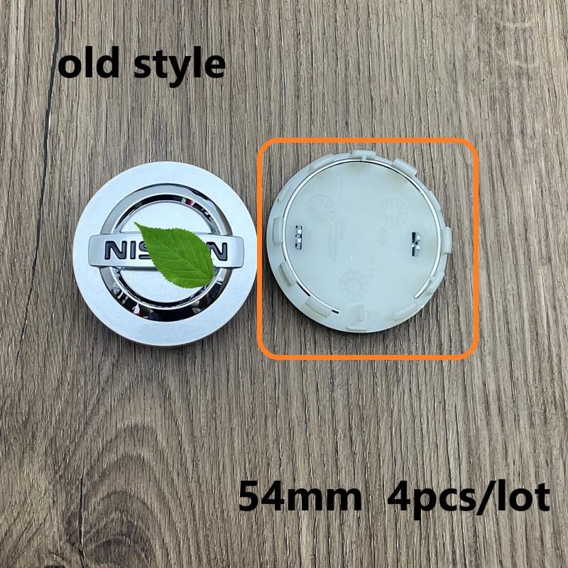 For Nissan ArR44pcs New Style 54/63mm Wheel Center Hub Caps for Nissan Nismo GTR Almera Xterra Qashqai Sentra Versa Altima Rogue Sport Hubcaps