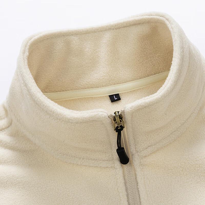 JEEP SPIRIT Men's Stand Collar Fleece Jacket