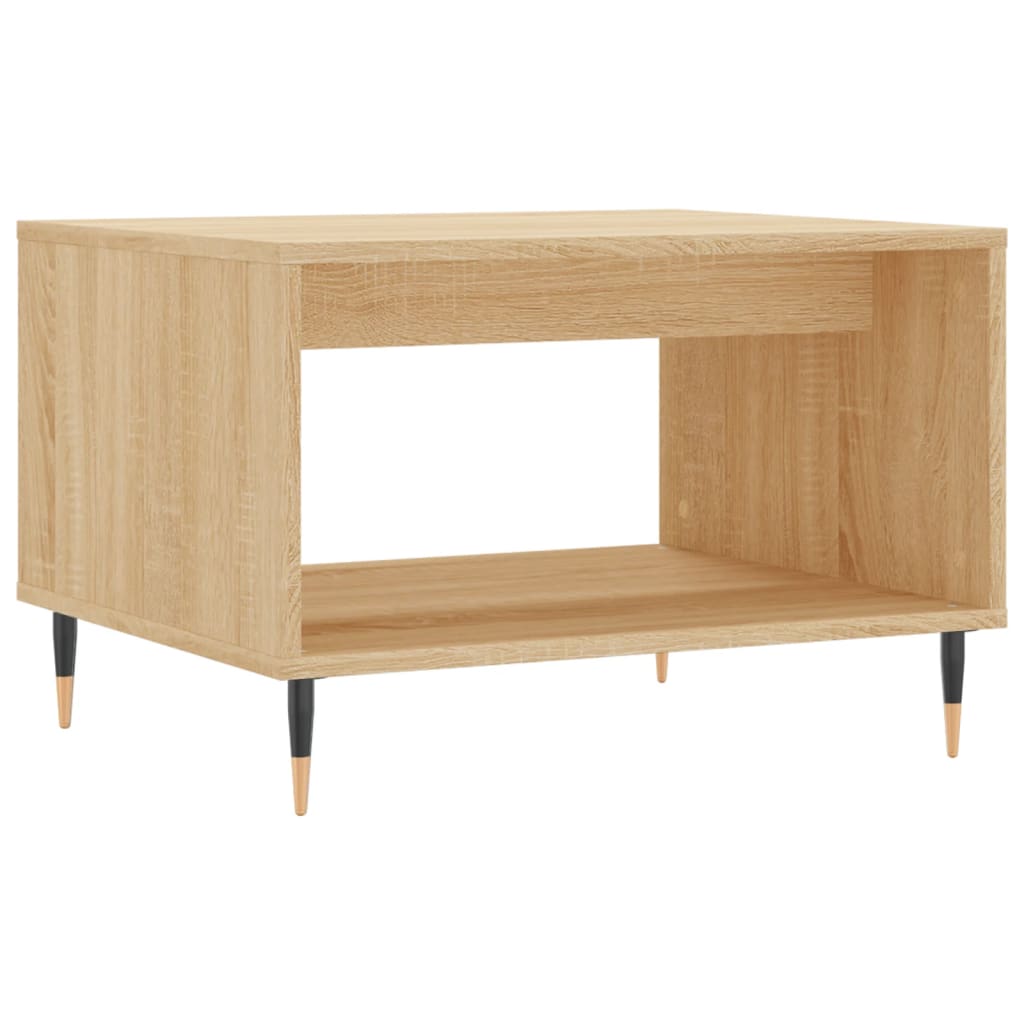 Coffee Table, Sonoma Oak, 60X50X40 Cm, Wood-Based Material