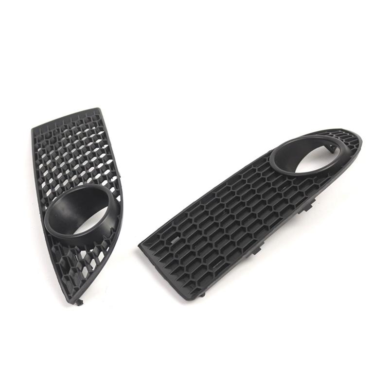 

Front Fog Light Grill Cover Honeycomb Mesh Design 1JD853665 1JD853666 For VW Bora 2006-2007 Auto Accessories чорний