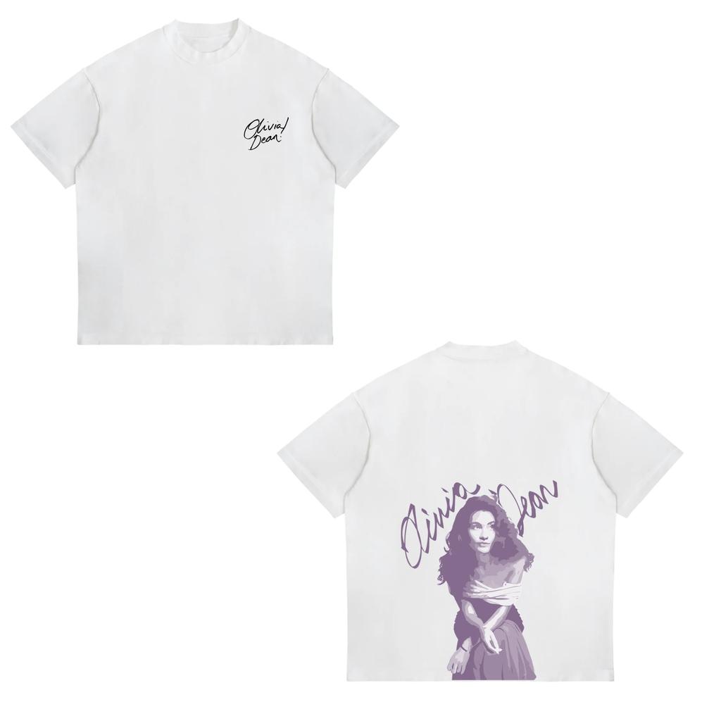 Uk Singer Olivia Dean Merch 2026 Unisex Tshirt Unisex Short Sleeve Tops Fashion Tee Clothes Causal Y2K Tops Cotton