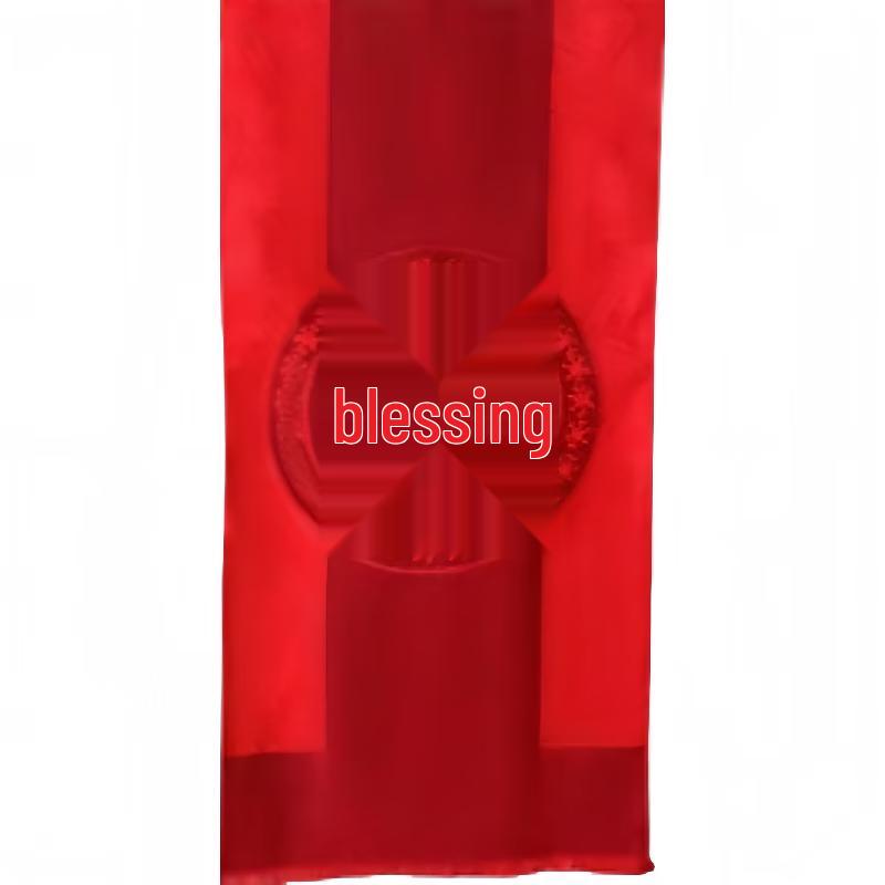 SIYUTANG Chinese Fortune Red Scarf
