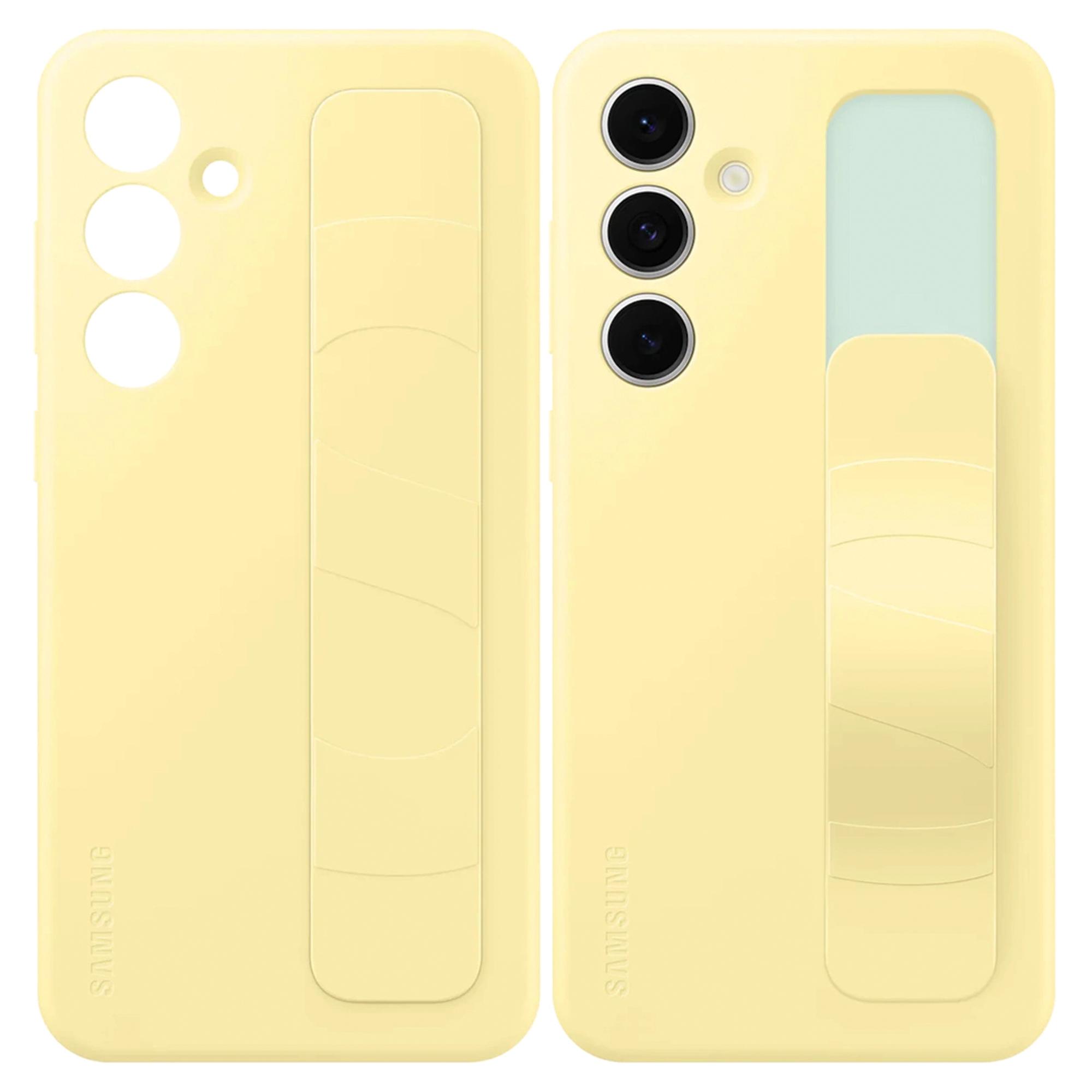 Étui Samsung Ef-Gs721Cyegww S24 Fes721 Jaune/Yellow Étui avec Support