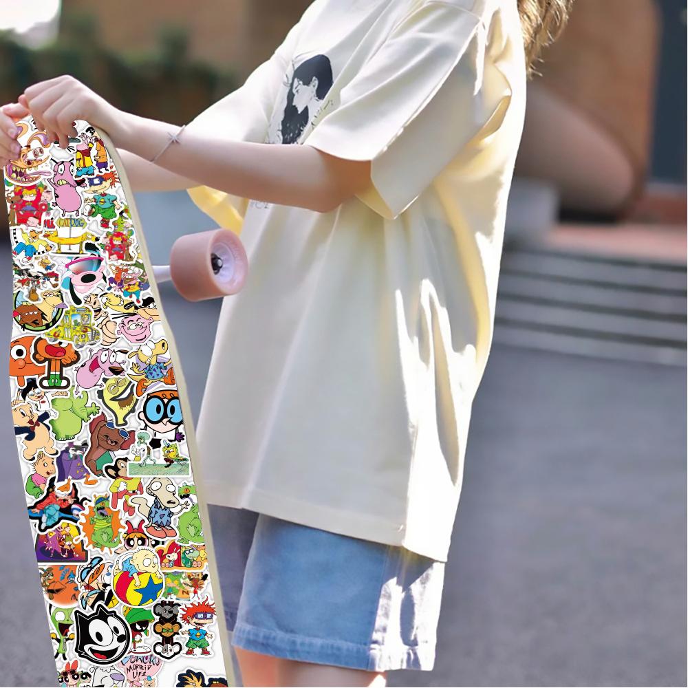 90s Cartoon Stickers Fun and Cute Stickers for Laptop Bumper Skateboard Computer