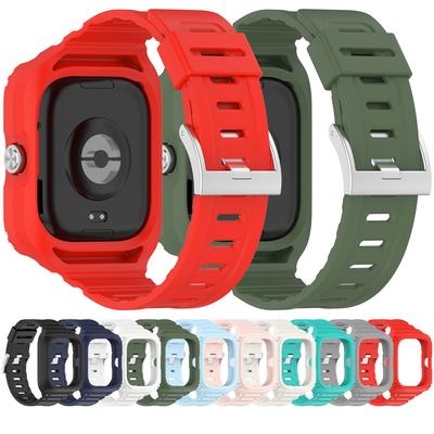 Sport Silicone Strap for Xiaomi Redmi Watch 4 Repacement Soft TPU Wristband Bracelet Smart Watchband Accessories Correa