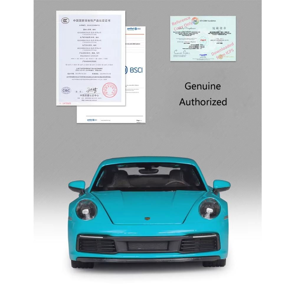1/24 Porsche 911 Carrera 4S WELLY Diecast Auto Simulator Legierung Metall Modellauto Sportwagen Für Kinder Geschenk Sammlung Dekoration