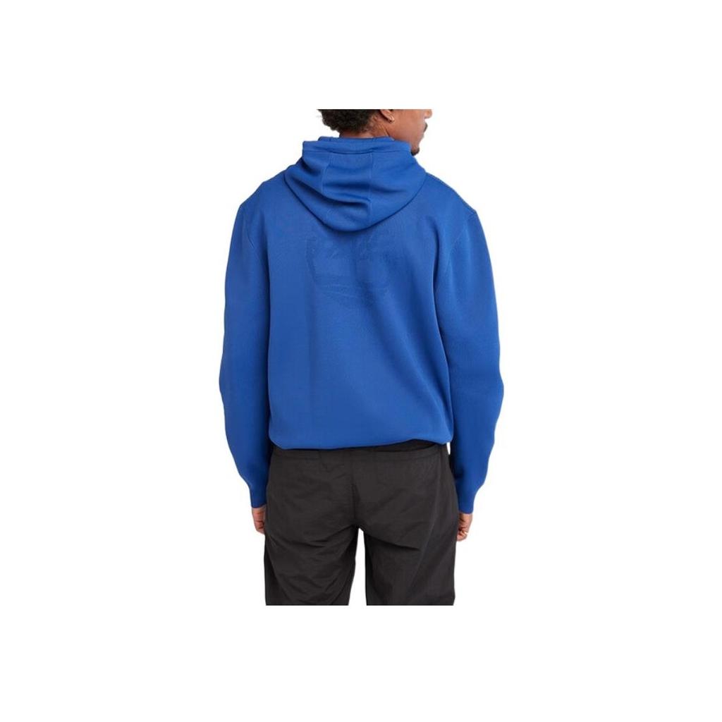 Timberland Solid Color Logo Print Hooded Long Sleeve Sweatshirt Men Sweatshirt Blue A5UH1-CY5