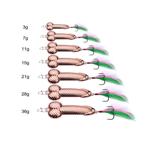 MUQZI Sports Accessory Outdoor Fishing Lure Bright Metal Simulation Fish Hard Bait Tackle with Hook