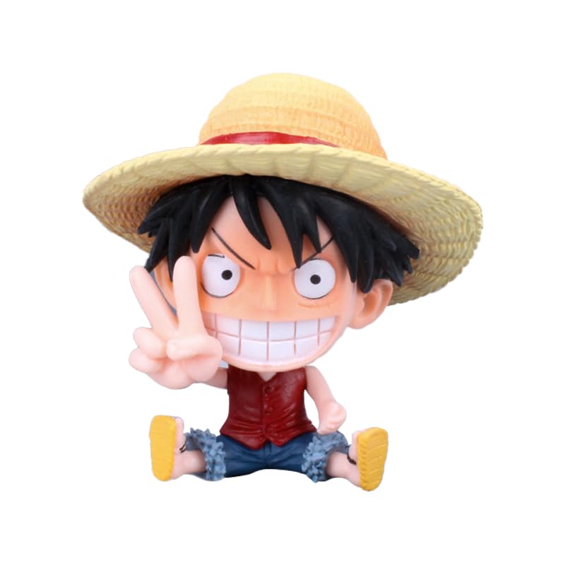

One Piece Figure Аниме-версия Luffy Zoro One Piece Doll Украшение Орнамент Набор [KRGNPLE] (Дизайн Луффи, 1)