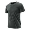 Taglie Forti T-shirt da Uomo a Maniche Corte in Seta Ghiaccio ad Asciugatura Rapida Taglia Ampia Casual Girocollo Mezza Manica