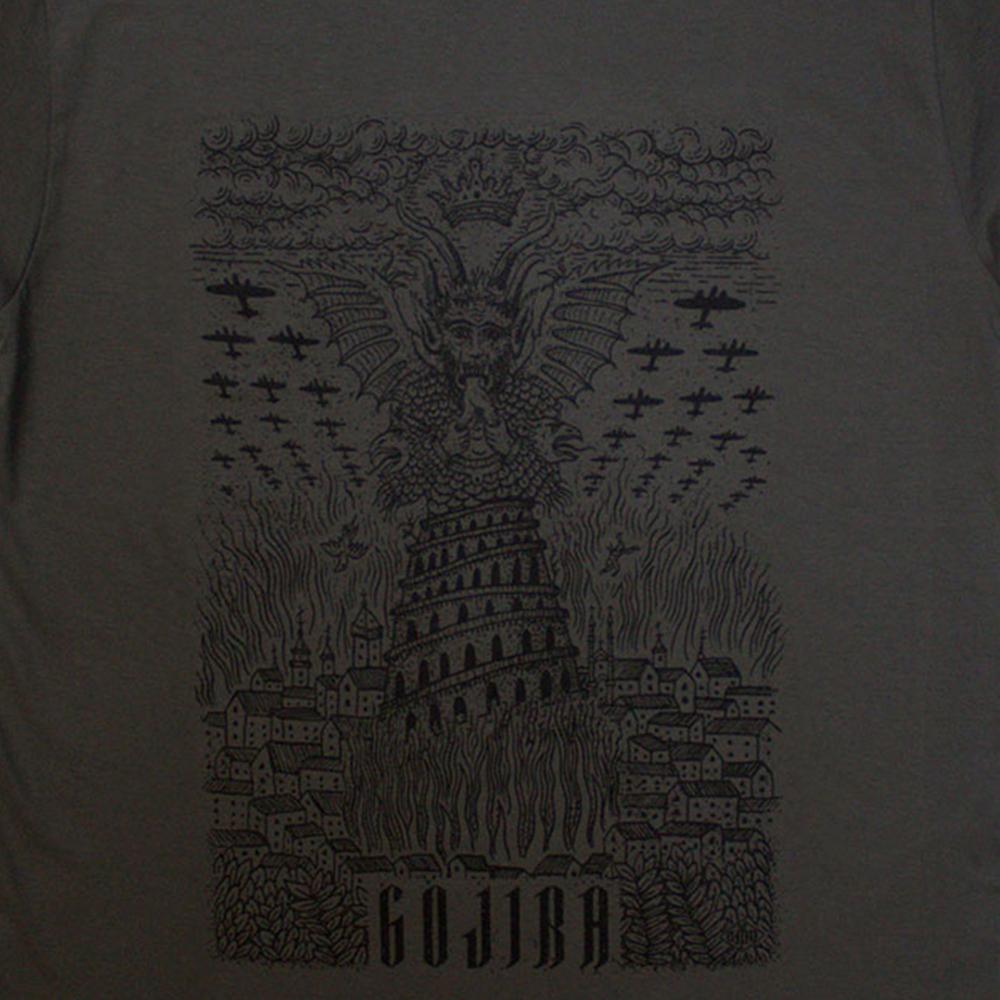 Gojira Unisex Adult Demon Village T-Shirt