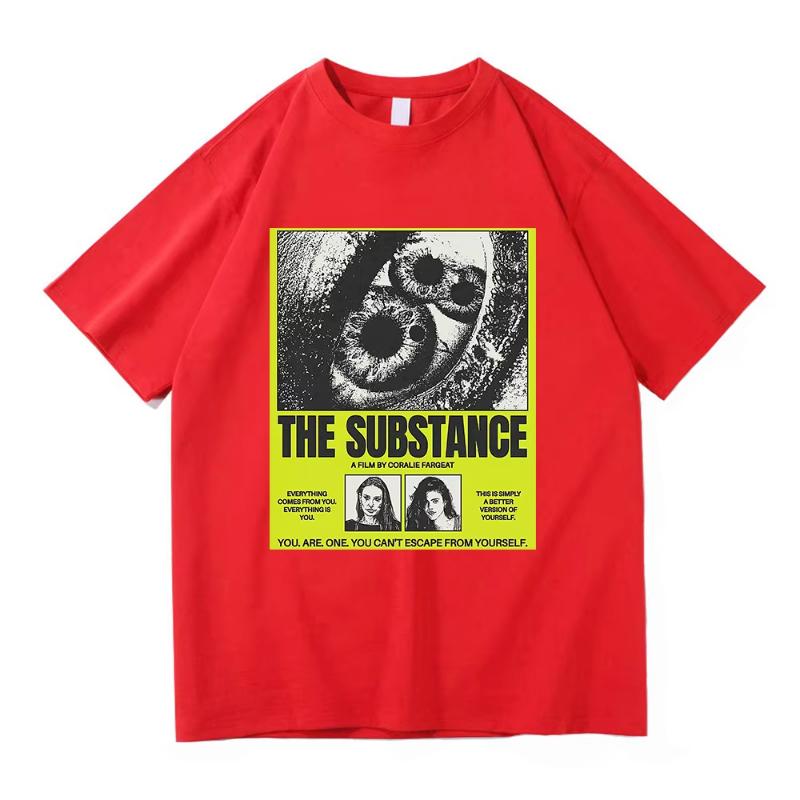 

The Substance 2025 Movie Monstro Elisasue Vintage 90s T-Shirt Men and Woman Short Sleeve Women Funny TShirt Unisex Harajuku Tops 4XL