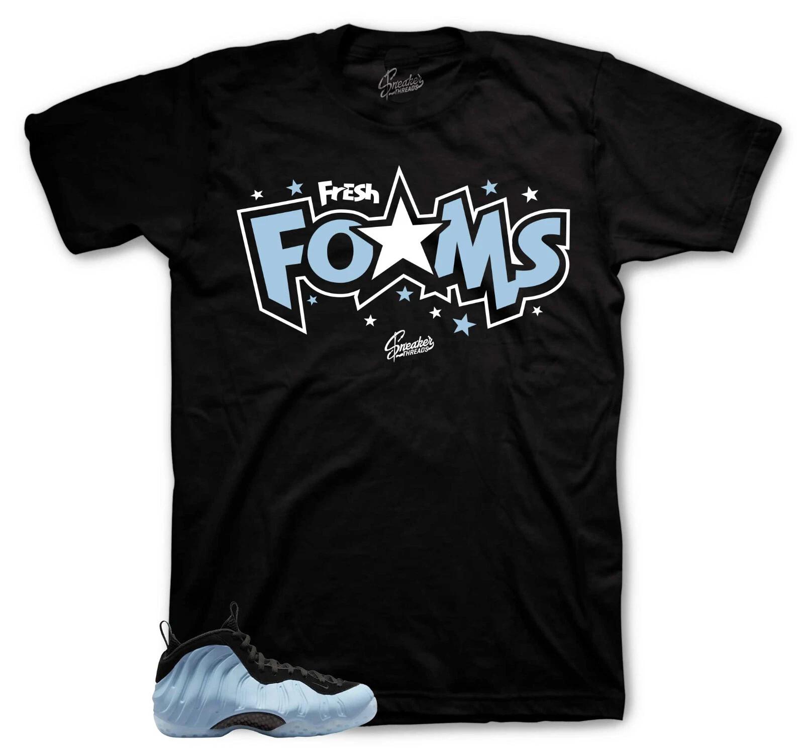 Sneaker Tees To Match Foamposite Psychic Blue Sneakers - Fresh foams Shirts XXXXL