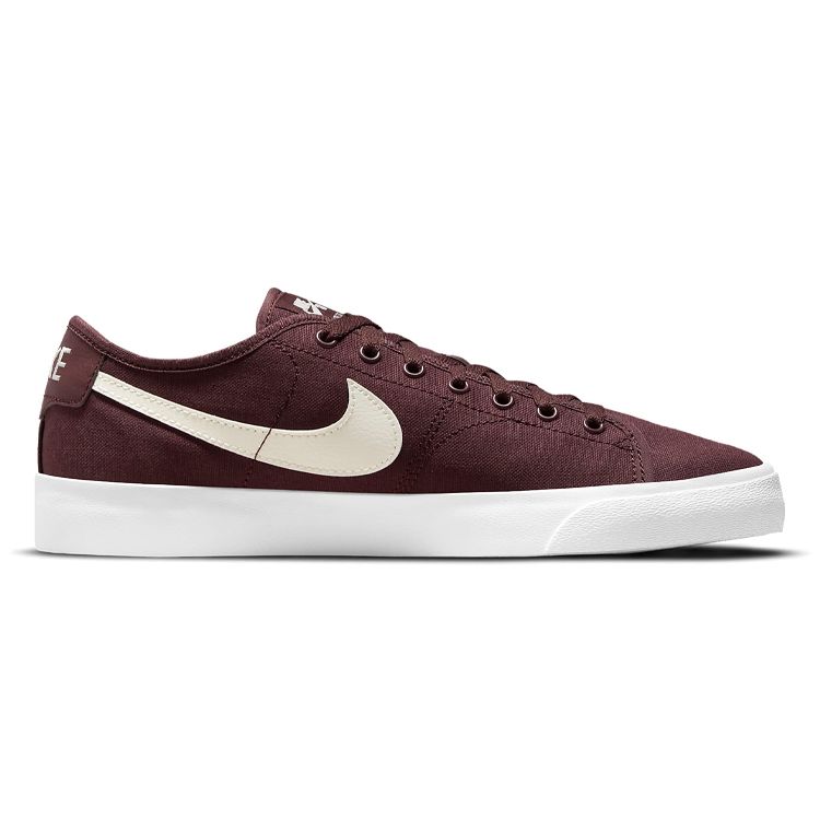 Nike Blazer Court SB Dark Wine Men Sneakers Red White Cashmere CV1658-601
